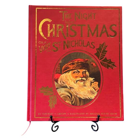 The Night Before Christmas By Clement C. Moore, Antique Reproduction, HC - Picture 1 of 6